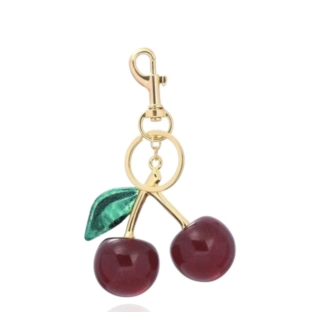 Sparkly Cherry Keychain/Purse Charm